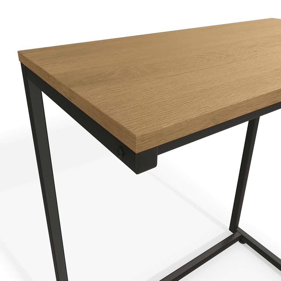 Mesa Lateral Dublin Freijó e Preta