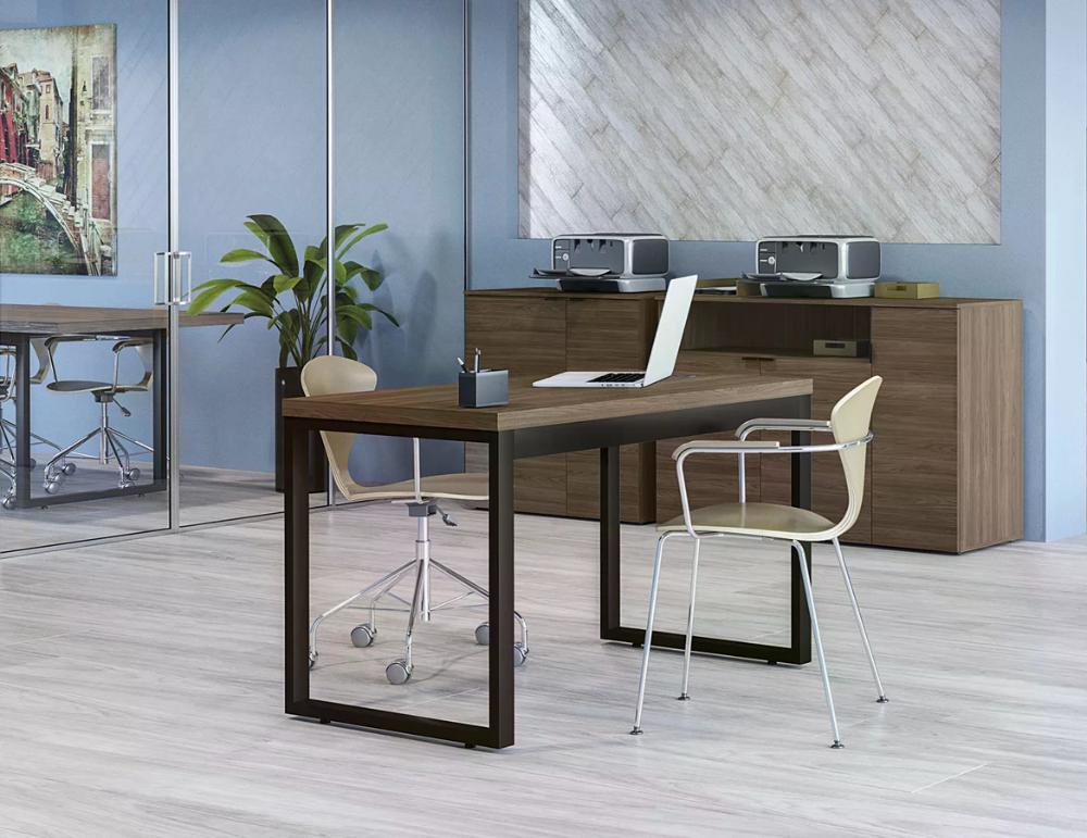 Mesa Para Escritorio 120cm Secretaria F120 Carvalho Munique Kappesberg