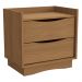 Mesa de Cabeceira 2 Gavetas 54 cm M261 Canela Kappesberg