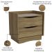 Mesa de Cabeceira 2 Gavetas 54 cm M261 Nogueira Kappesberg