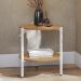 Mesa de Centro Industrial 47 cm LI017 Canela Branco KPB