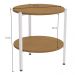 Mesa de Centro Industrial 47 cm LI017 Canela Branco KPB