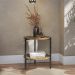 Mesa de Centro Industrial 47 cm LI017 Freijo Preto Fosco KPB