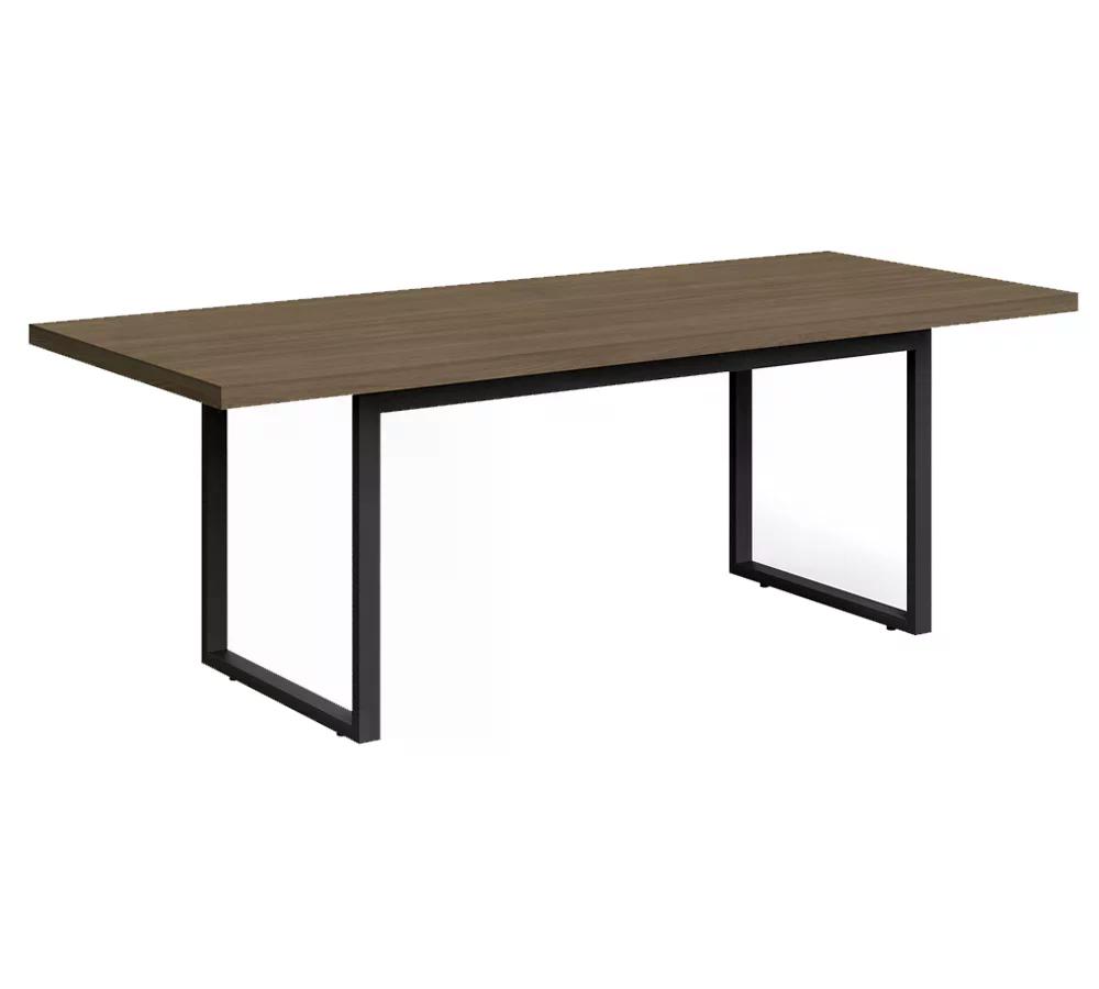 Mesa de Reuniao Para Escritorio 220cm F220 Carvalho Munique Kappesberg
