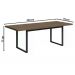 Mesa de Reuniao Para Escritorio 220cm F220 Carvalho Munique Kappesberg