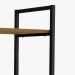 Nicho Kappesberg Industrial 2 Prateleiras 60x72cm Freijó/Preto fosco