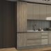 Paneleiro 2 Portas 240x50 cm MDP Maxxi G749 Nogal Kappesberg