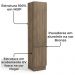 Paneleiro 2 Portas 240x50 cm MDP Maxxi G749 Nogal Kappesberg
