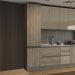 Paneleiro 2 Portas 240x50 cm MDP Maxxi G749 Nogal Kappesberg