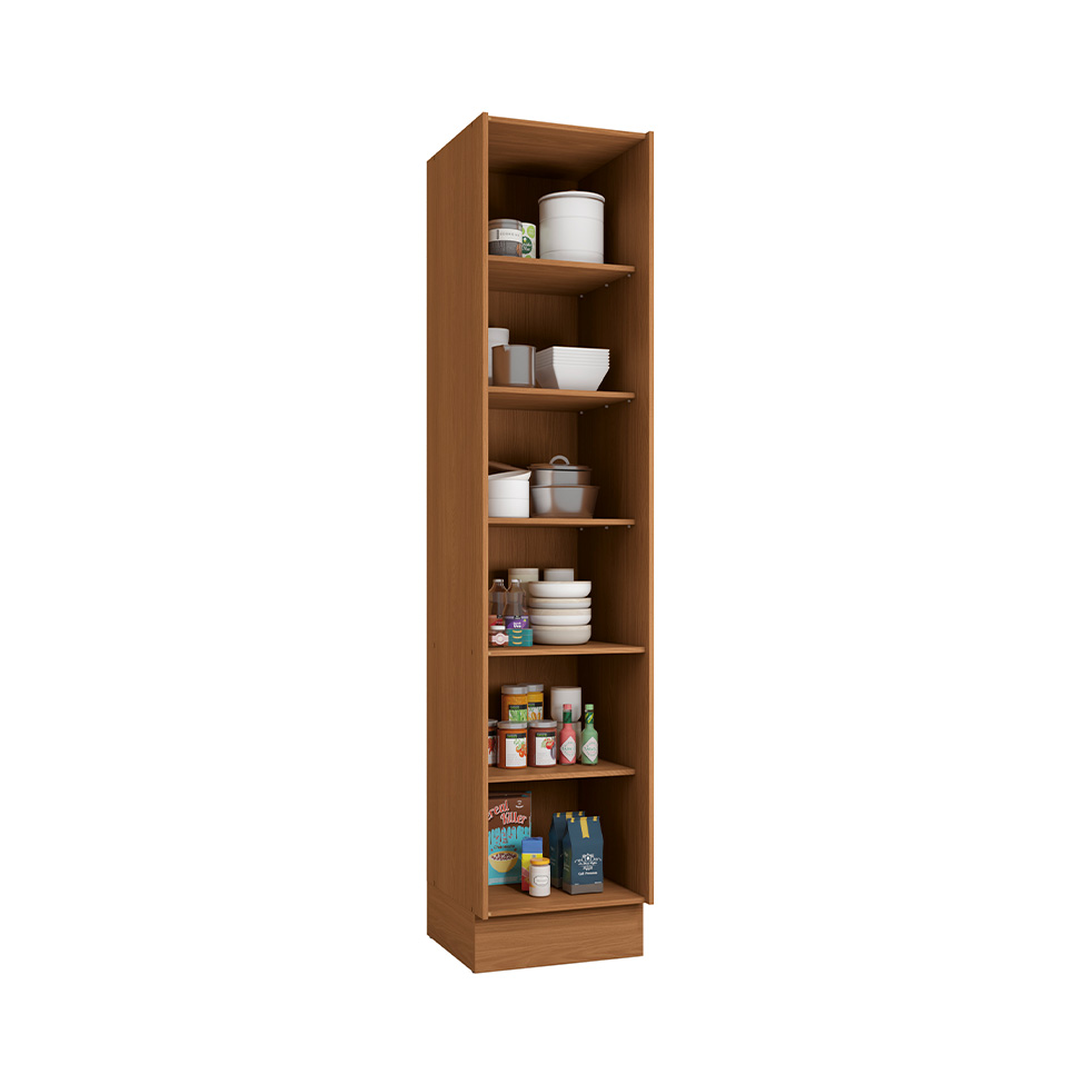 Paneleiro Vibra 2 Portas Canela e Verde Pistache