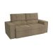 Sofá 2 Lugares Retrátil e Reclinável Lanus Bouclé Fendi 206 cm