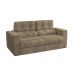 Sofá 3 Lugares Retrátil e Reclinável Premier Molas Bouclé Fendi 231 cm
