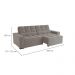 Sofá 4 Lugares Retrátil e Reclinável Deluxe Molas Veludo Cinza Claro 268 cm