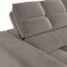 Sofá 4 Lugares Retrátil e Reclinável Deluxe Molas Veludo Cinza Claro 268 cm