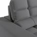 Sofá 4 Lugares Retrátil e Reclinável Deluxe Molas Veludo Titânio 268 cm