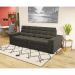 Sofá 4 Lugares Retrátil e Reclinável Deluxe Veludo Chumbo