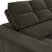 Sofá 4 Lugares Retrátil e Reclinável Deluxe Veludo Chumbo