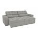 Sofá 4 Lugares Retrátil e Reclinável Lanus Bouclé Cinza 250 cm