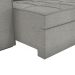 Sofá 4 Lugares Retrátil e Reclinável Lanus Bouclé Cinza 250 cm