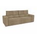 Sofá 4 Lugares Retrátil e Reclinável Lanus Bouclé Fendi 250 cm
