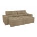 Sofá 4 Lugares Retrátil e Reclinável Lanus Bouclé Fendi 250 cm