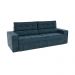 Sofá 4 Lugares Retrátil e Reclinável Lanus Veludo Azul Marinho 250 cm