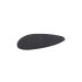 Tampo Orgânico para Mesa de Jantar com Vidro Peônia Preto 135 cm