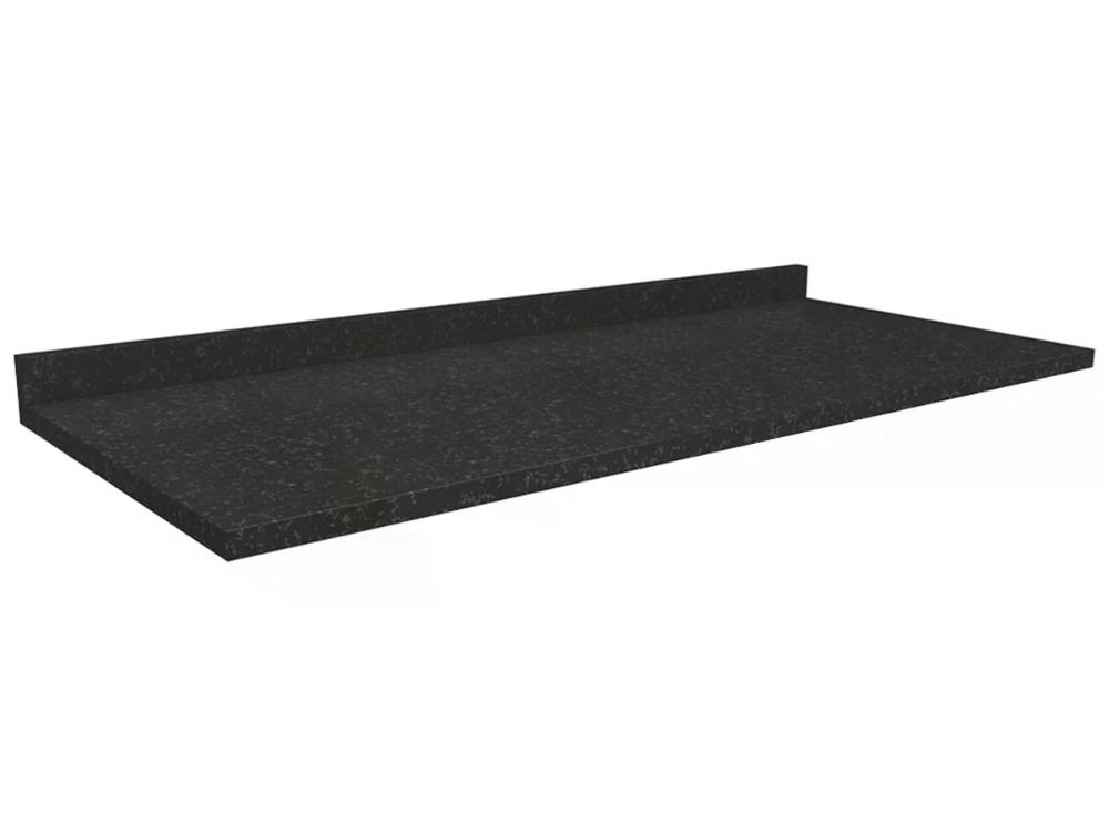 Tampo Para Balcao 120cm S515 Preto Brilho kappesberg