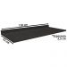 Tampo Para Balcao 120cm S515 Preto Brilho kappesberg