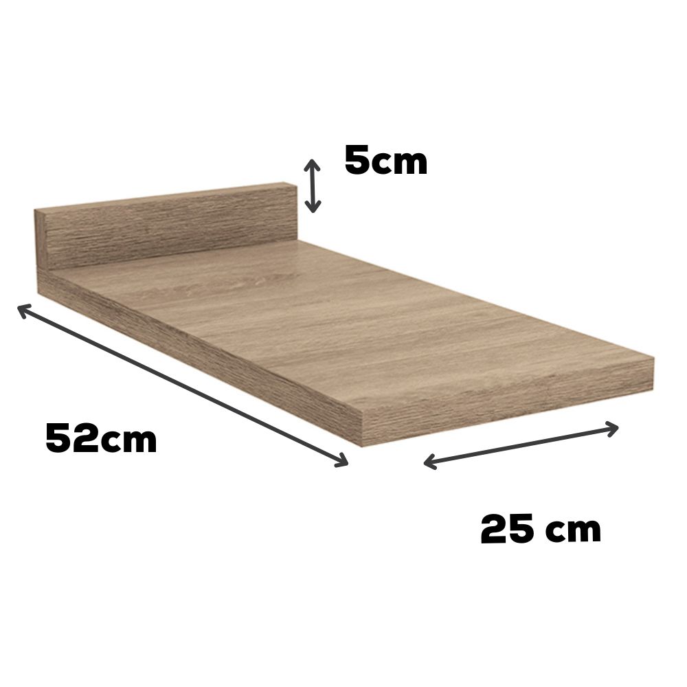 Tampo Para Balcao 25 cm MDP E617 Nogal Kappesberg