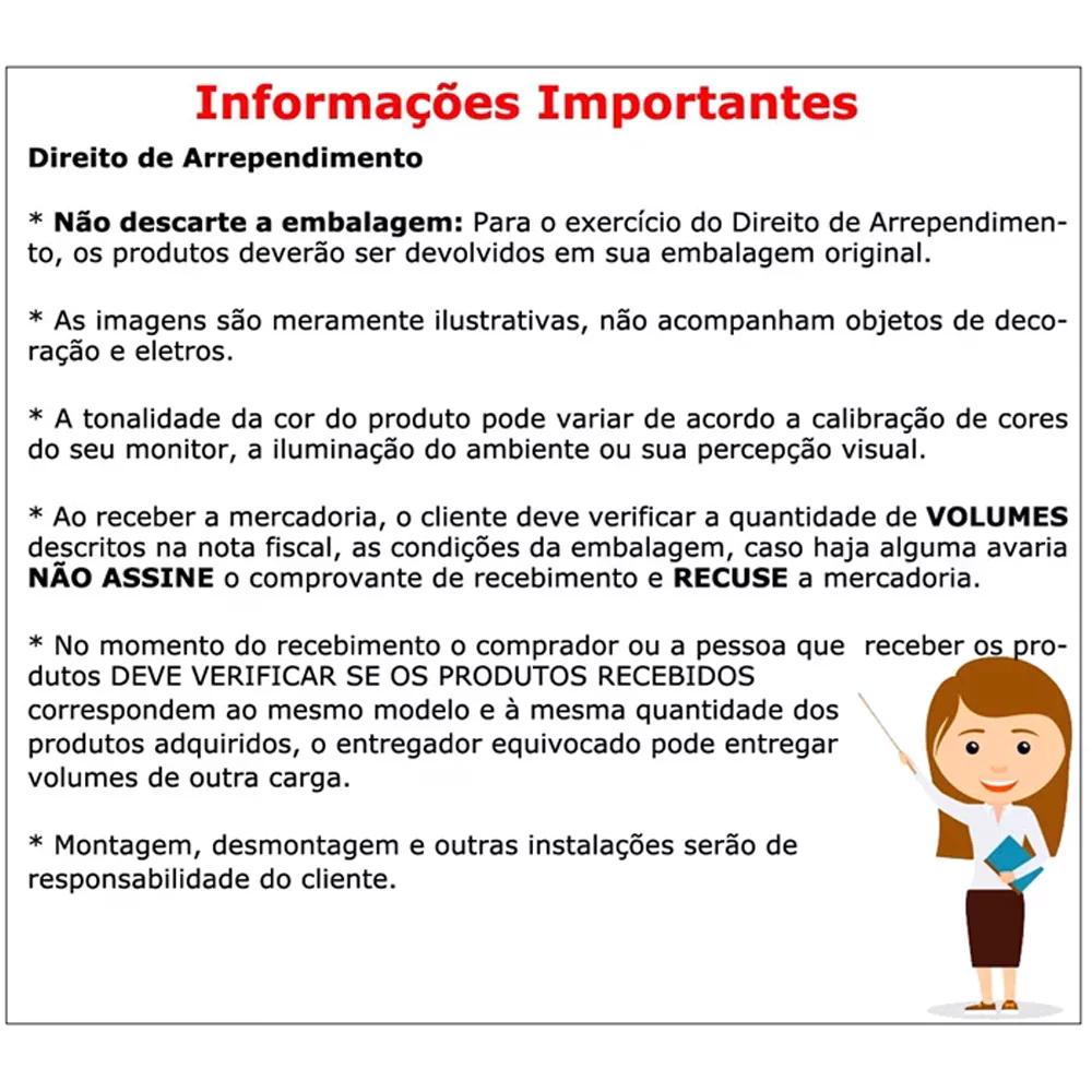 Tampo Para Balcao 80cm E607 Nogueira kappesberg