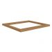 Tampo Para Balcao Cooktop 60 cm MDP E604 Canela Kappesberg