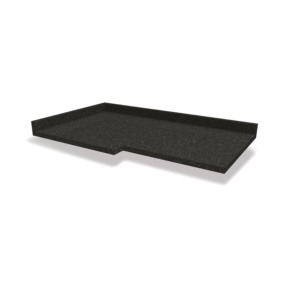 Tampo para Balcão de Canto Nox Preto