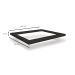 Tampo para Cooktop 4 Bocas Nox Preto 60 cm