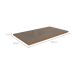 Tampo para Mesa de Jantar Kepp Vidro Bronze e Canela 160 cm
