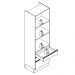 Torre Quente 2 Fornos 240x70 cm 2P 3G MDP Maxxi G750 Canela Kappesberg