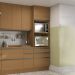 Torre Quente 2 Fornos 240x70 cm 2P 3G MDP Maxxi G750 Canela Kappesberg