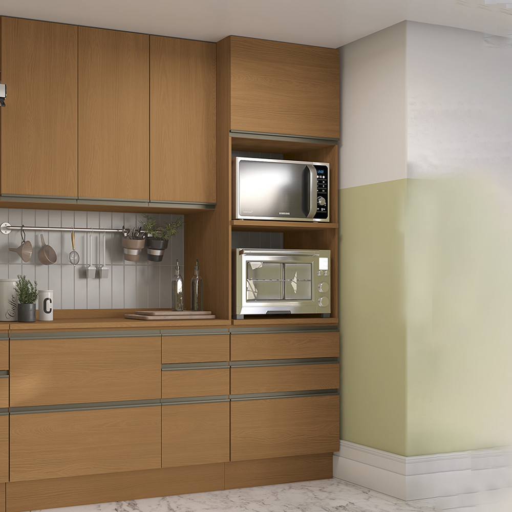 Torre Quente 2 Fornos 240x70 cm 2P 3G MDP Maxxi G750 Canela Kappesberg