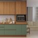 Torre Quente 240x70 cm 4P 1G MDP Maxxi G751 Canela Verde Kappesberg