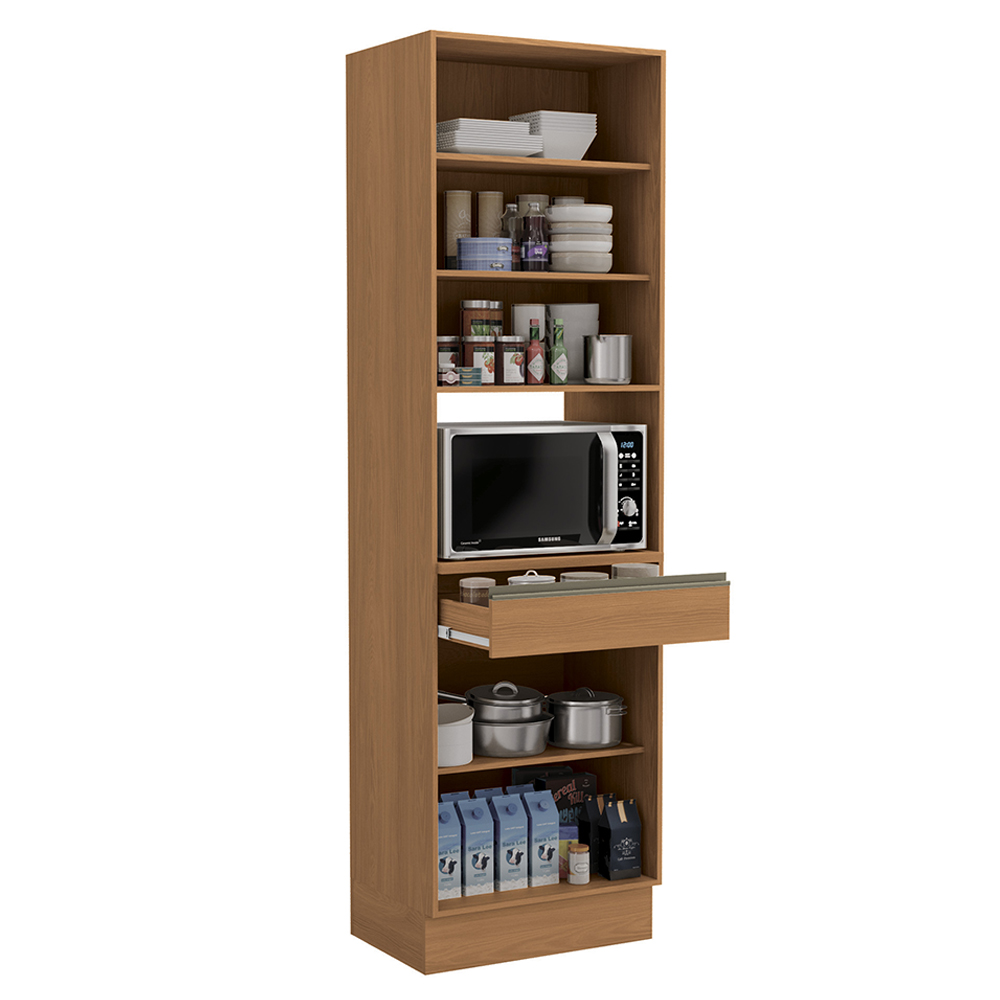 Torre Quente 240x70 cm 4P 1G MDP Maxxi G751 Canela Verde Kappesberg