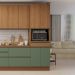 Torre Quente 240x70 cm 4P 1G MDP Maxxi G751 Canela Verde Kappesberg