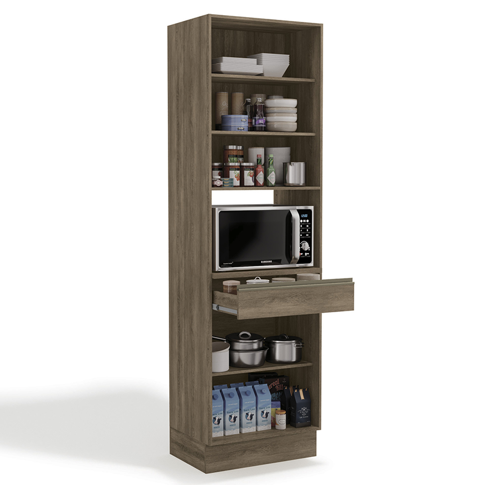 Torre Quente 240x70 cm 4P 1G MDP Maxxi G751 Nogal Kappesberg