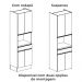 Torre Quente 240x70 cm 4P 1G MDP Maxxi G751 Nogal Kappesberg