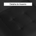 Poltrona Vitória Decorativa Veludo Preto Kasa Sofá