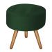 Puff Bali Decorativo Veludo Verde Kasa Sofá