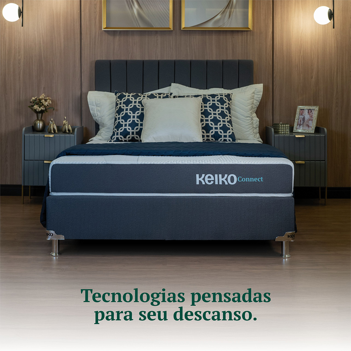 Colchão Casal 18cm 100% Espuma D33 18x138x188 Keiko Colchões