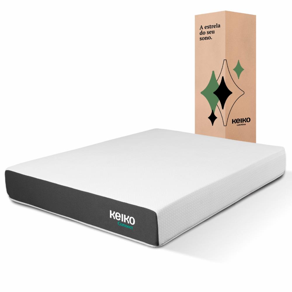 Colchão King Connect Com Molas D45 App De Massagem 25x193x203 Keiko