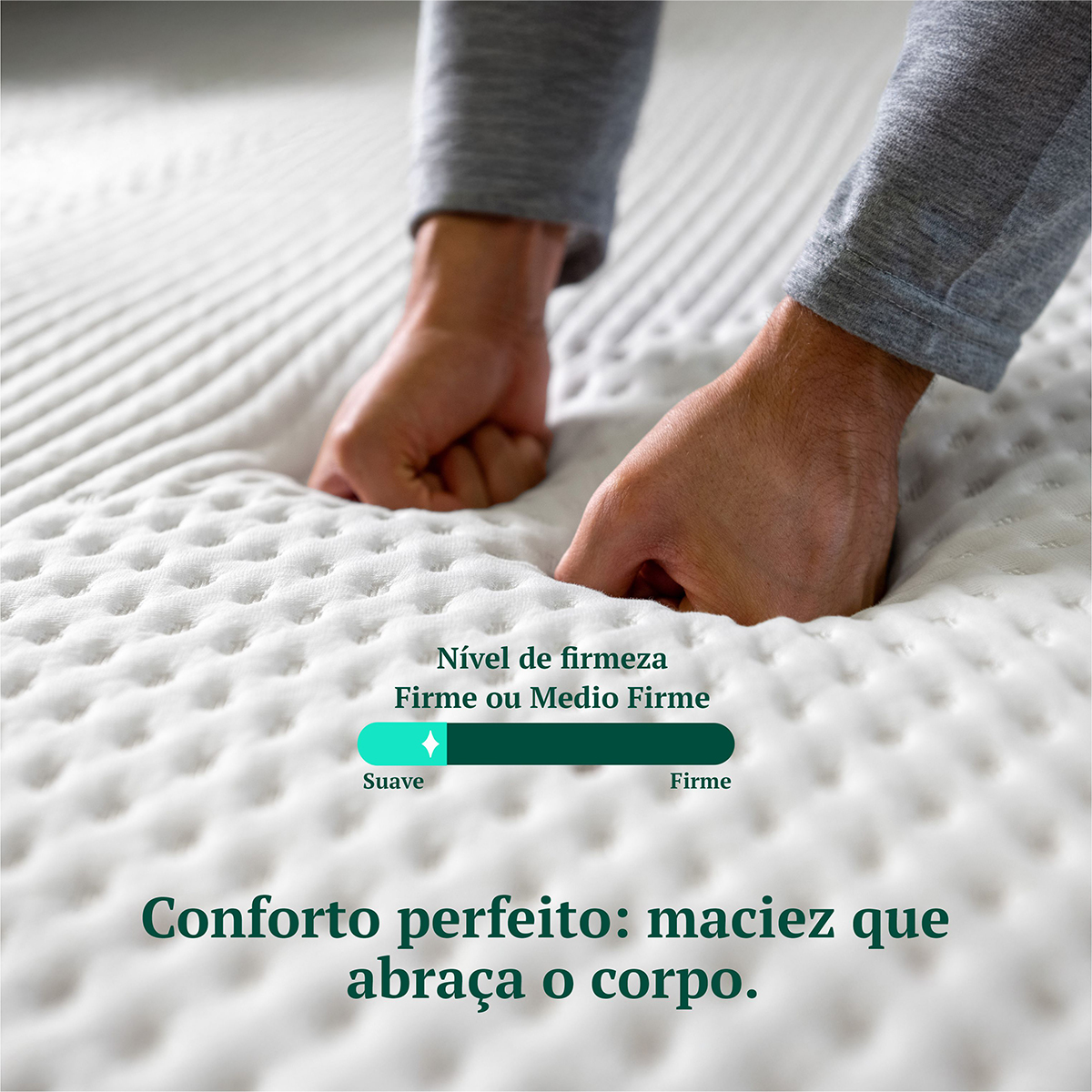 Colchão King Size D33 Connect Molas Ensacadas 25x193x203 Keiko Colchões