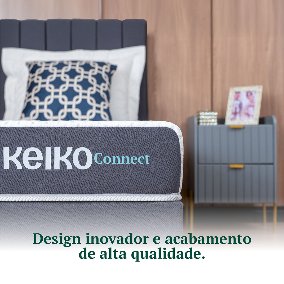 Colchão Solteiro 18cm 100% Espuma D33 18x88x188 Keiko