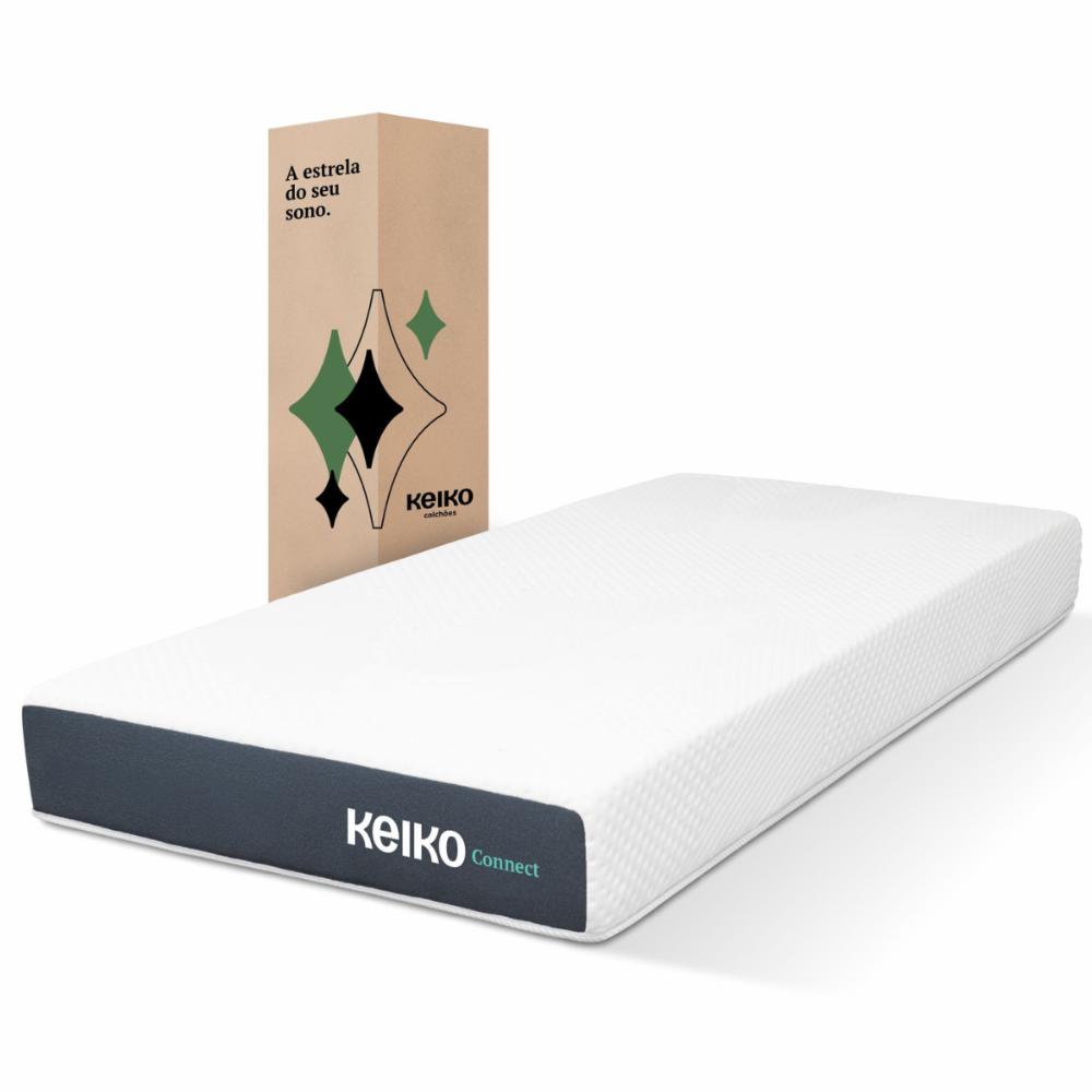 Colchão Solteiro Connect Com Molas D33 App De Massagem 25x88x188 Keiko